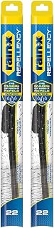 Rain-X 810363 Repellency Water Repellent Wiper Blades, 22" Windshield Wipers (Pack of 2), All Weather Streak-Free for Enhanced Visibility w/Water Repellency Formula [Amazon Exclusive]