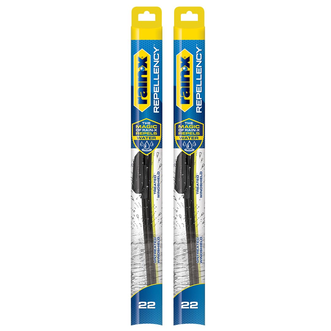 Rain-X 810363 Repellency Water Repellent Wiper Blades, 22" Windshield Wiper