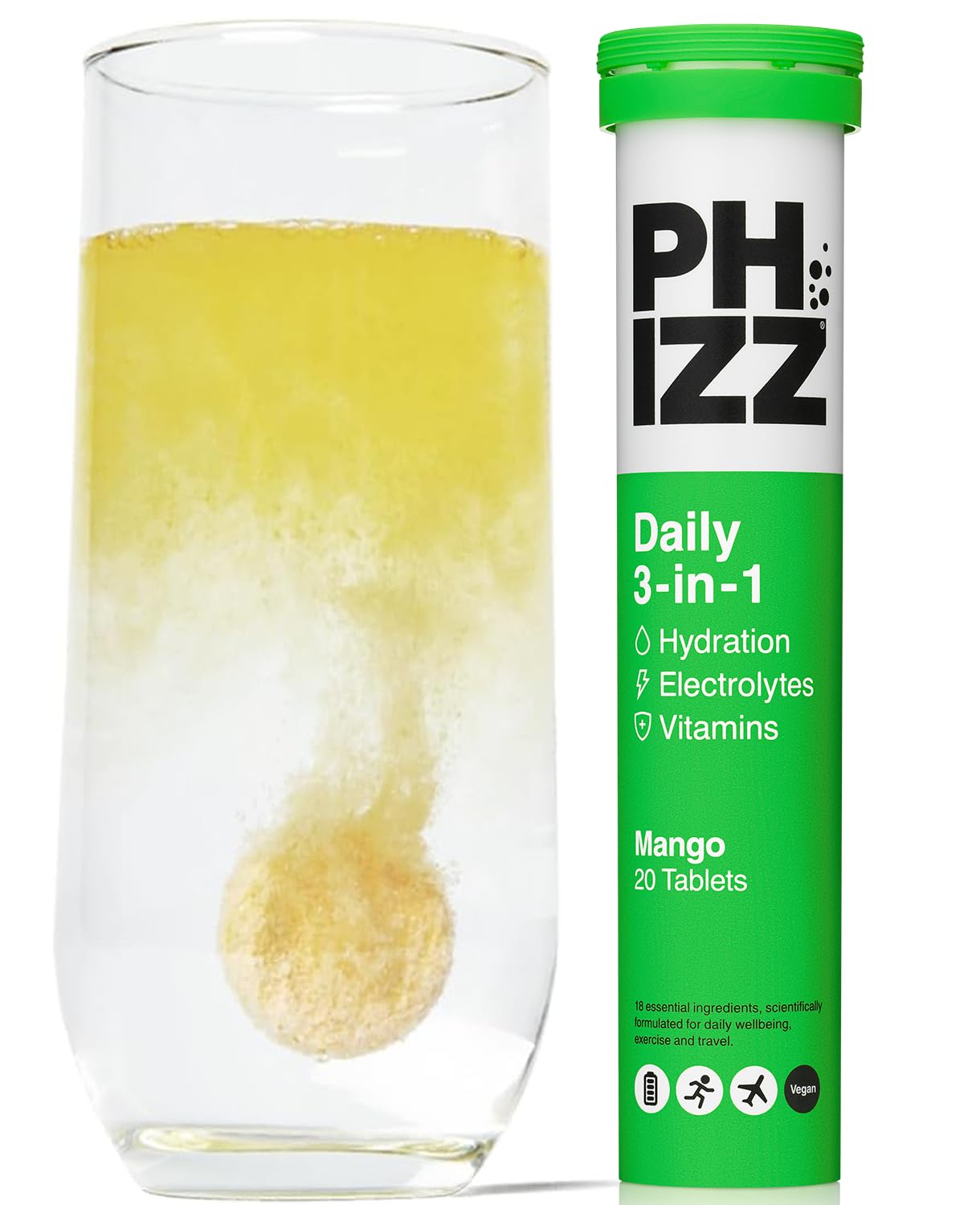 Phizz Electrolytes, Multivitamin & Hydration Tablets - 20 Effervescent Rehydrati