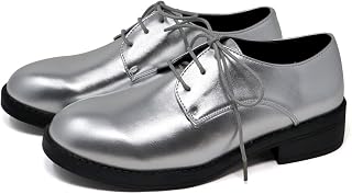AAA+Feminine Women's 3570 Lace Up Shoes, Oxford, 1.4 inch (3.5 cm) Heel, Low Heel, Low Cut, Mannish