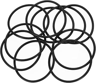 uxcell 10Pcs AS-230 O-Rings, Nitrile Rubber O-Rings 2-1/2" ID, 2-3/4" OD, 1/8" Width Round Sealing Gasket for Automotive Machine Plumbing Sealing Repair (70 Durometer, Black)
