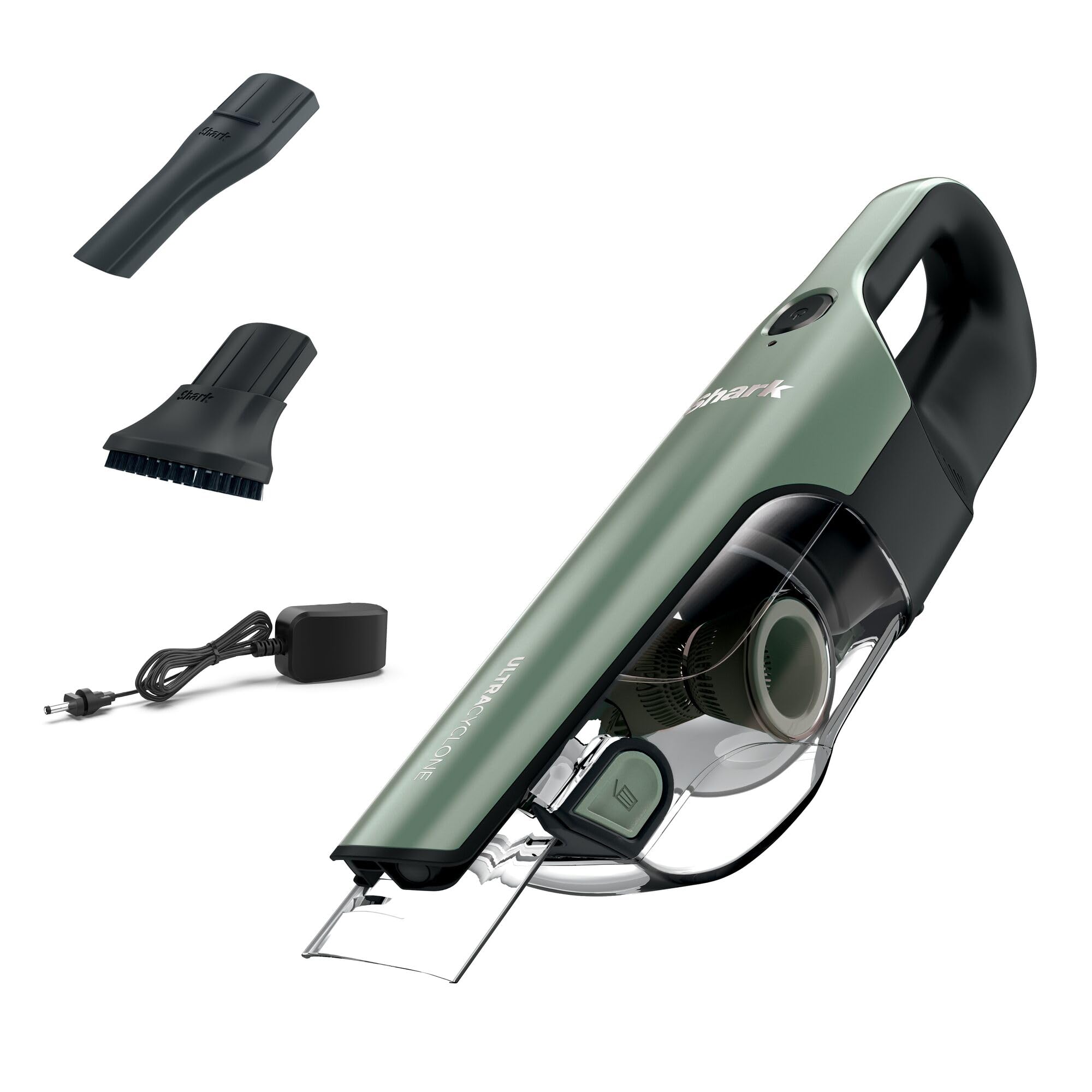 Shark Handheld Cordless Vacuum Cleaner, Washable Filter, Teal, CH901UK | Crevice