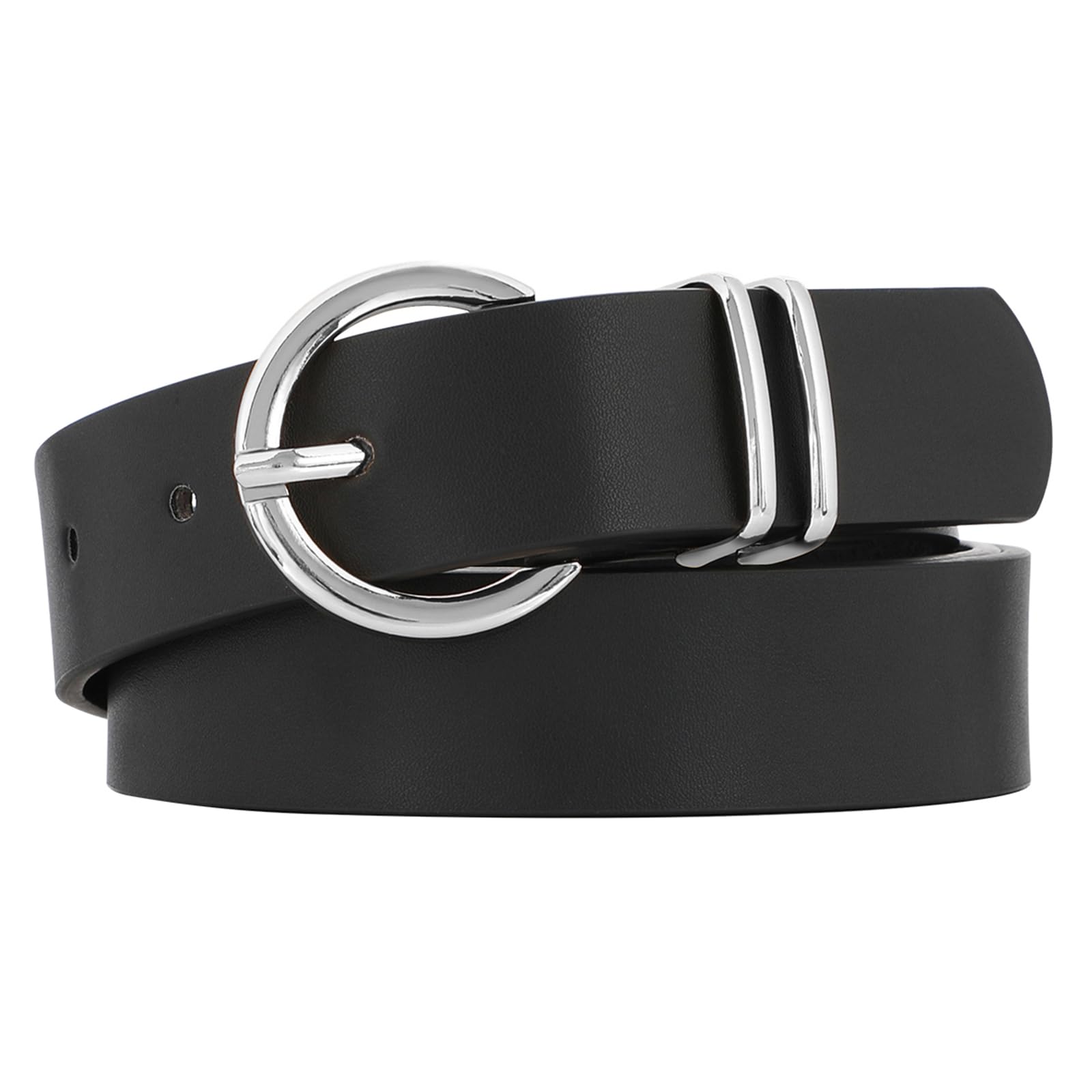 JasGood Cintura da donna alla moda, cintura in pelle da donna, cintura regolabil