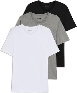 Hugo BOSS Herren T-Shirt Rn 3p Co T-Shirt (3er Pack)