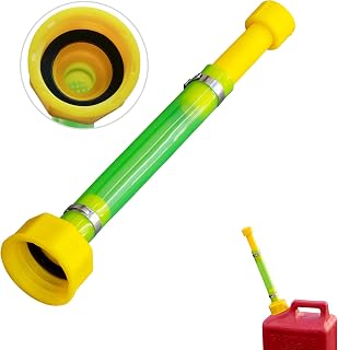 Seppicsa 1PCS 10'' Long Gas Can Spout Replacement Gas Can Nozzle | Anti-spill spout Compatible with Midwest & Scepter and other brand 1/2/5/10 gallon jugs with 1.75''-1.8'' threaded openings
