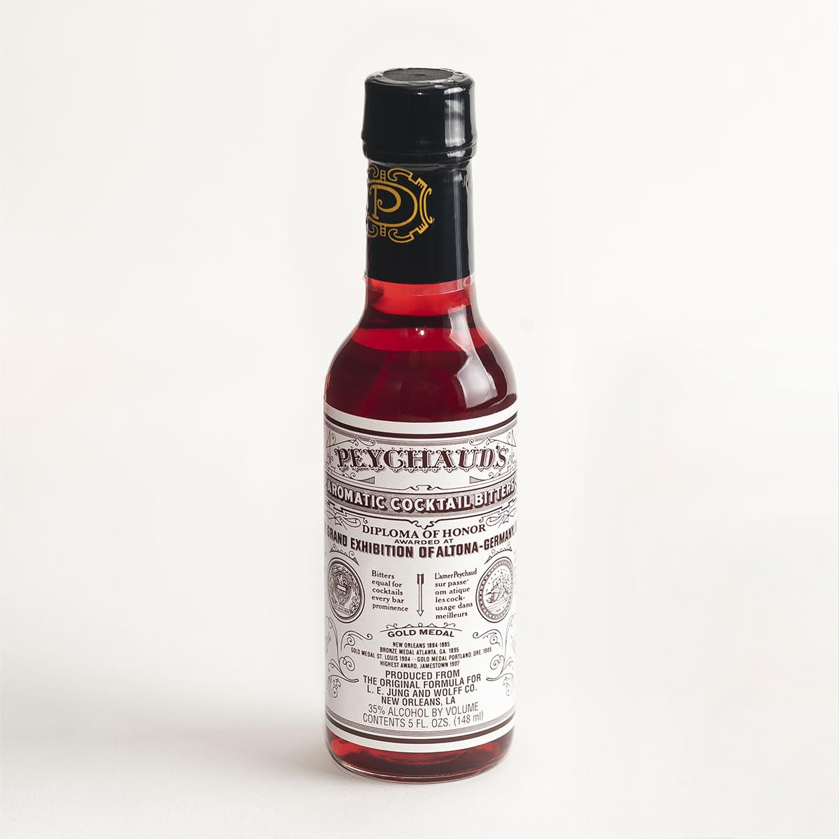 PEYCHAUD'S | Aromatic Cocktail Bitters | Premier, Gold Medal | 35% by Volume (5o