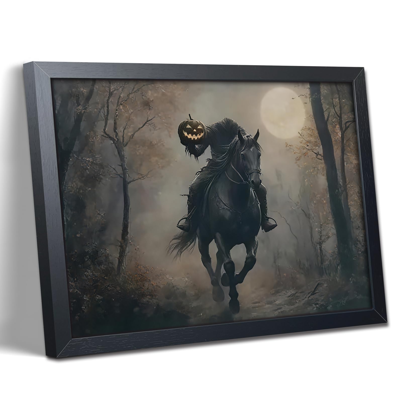 Vintage Canvas Wall Art, Dark Academia Wall Decor, Gothic Poster Print Painting,