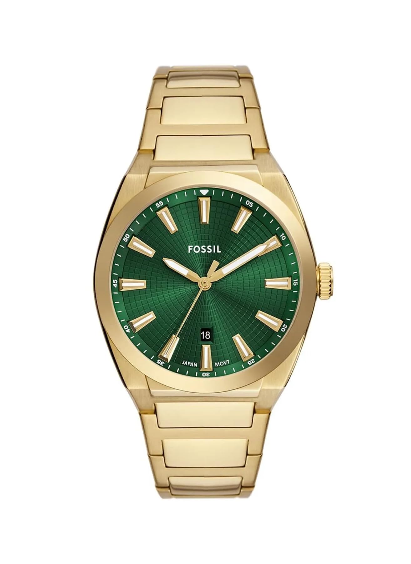 Fossil - Orologio da uomo Fossil Everett a 3 lancette, cassa 42 mm, movimento al