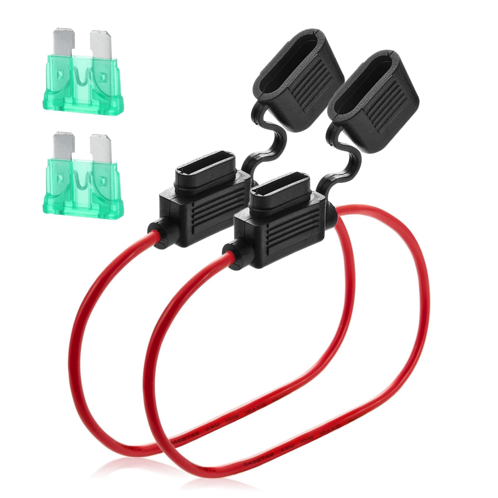 Enhance Vehicle Safety with Inline Fuse Holder 12v Standard 2 Pcs Set - Waterpro