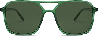 SOJOS Trendy Vintage Aviator Square Sunglasses Womens Men SJ2327