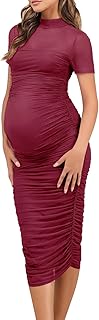 Dedysler Maternity Wedding Guest Dress Floral Baby Shower Cocktail Floral