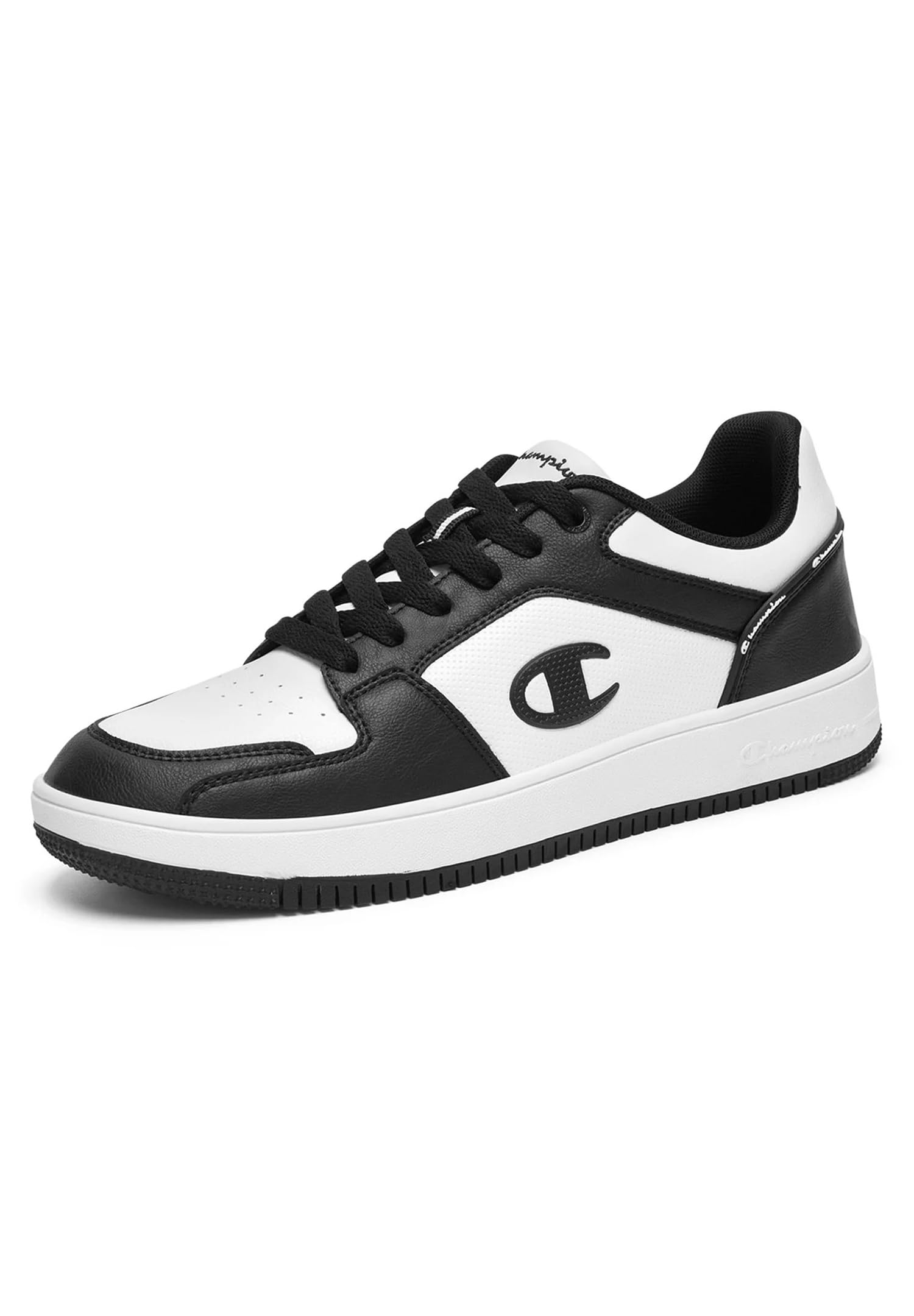 Champion Men's Legacy Rebound 2.0 Low Sneakers, Black Red Kk019, 42 EU