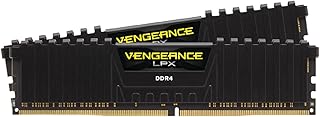 CORSAIR VENGEANCE LPX DDR4 RAM 32GB (2x16GB) Up to 3200MHz CL16-20-20-38 1.35V Intel XMP AMD EXPO Computer Memory – Black (CMK32GX4M2E3200C16)