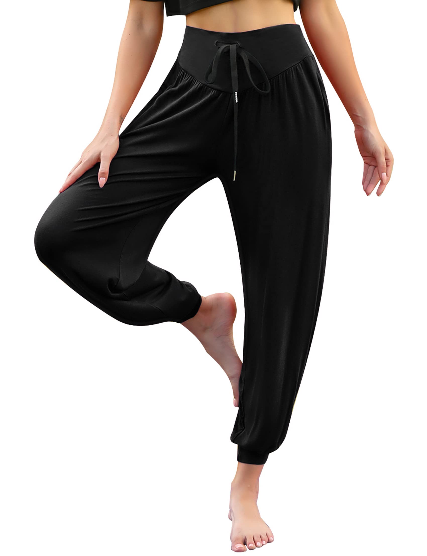 Terecey Women's Loose Fit Yoga Pants with Pockets