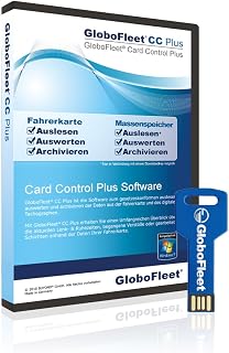 GloboFleet GF-CC-PLUS GloboFleet Card Control Plus Software- - Software to read, analyze and archive the driver card with violation analysis