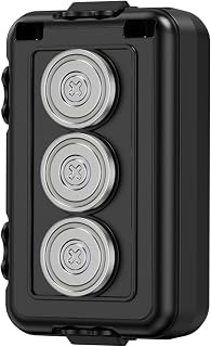 Magnetic Key Box, Hide A Key Holder, Under Car Magnetic Key Storage, Waterproof Hidden Key Box for Outside, Car Key Hider Magnet for Vehicles Travel (MM1 Regular)