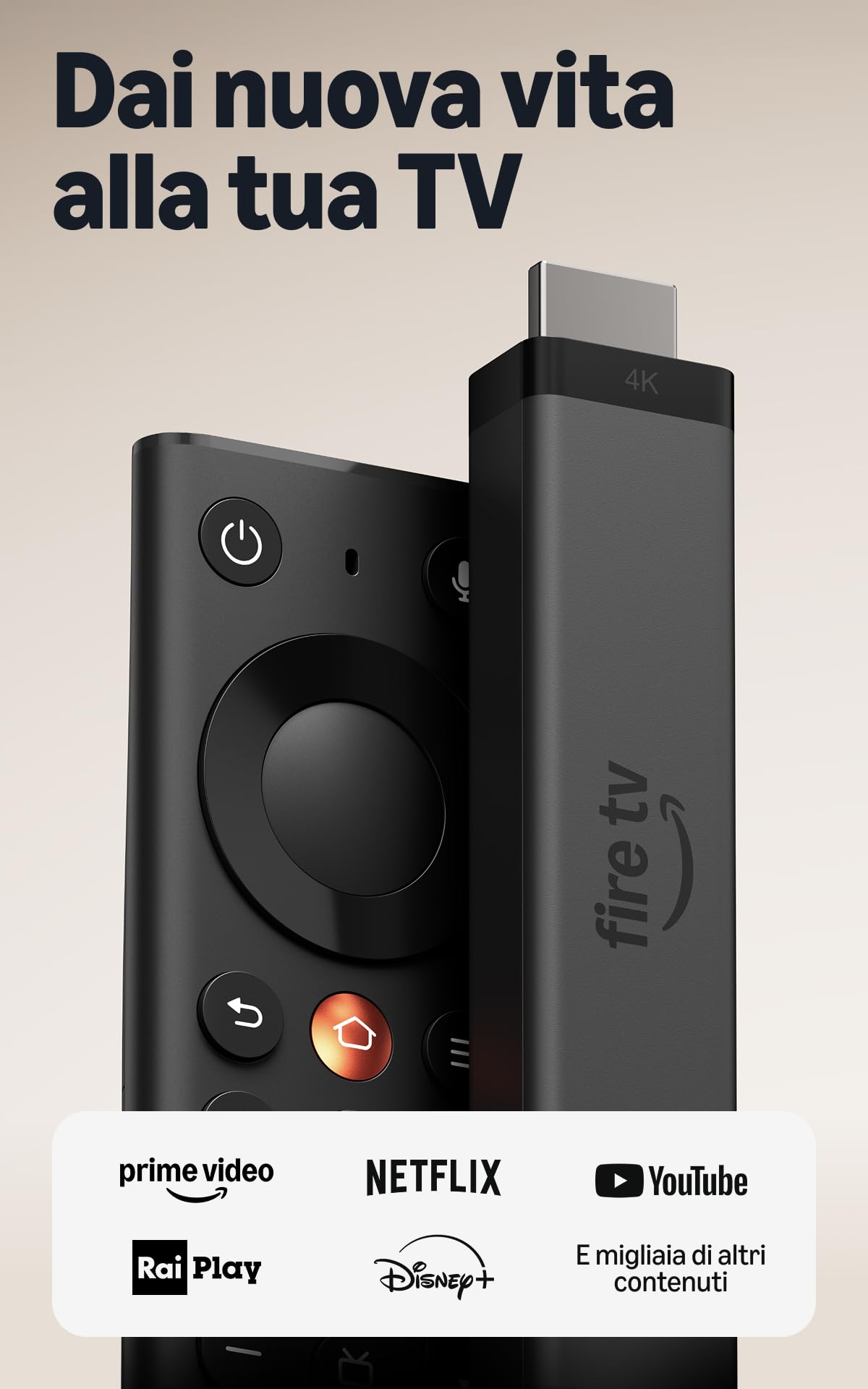 Amazon Fire TV Stick 4K (newest gen), simple 4K streaming, new Fire TV Remote, a