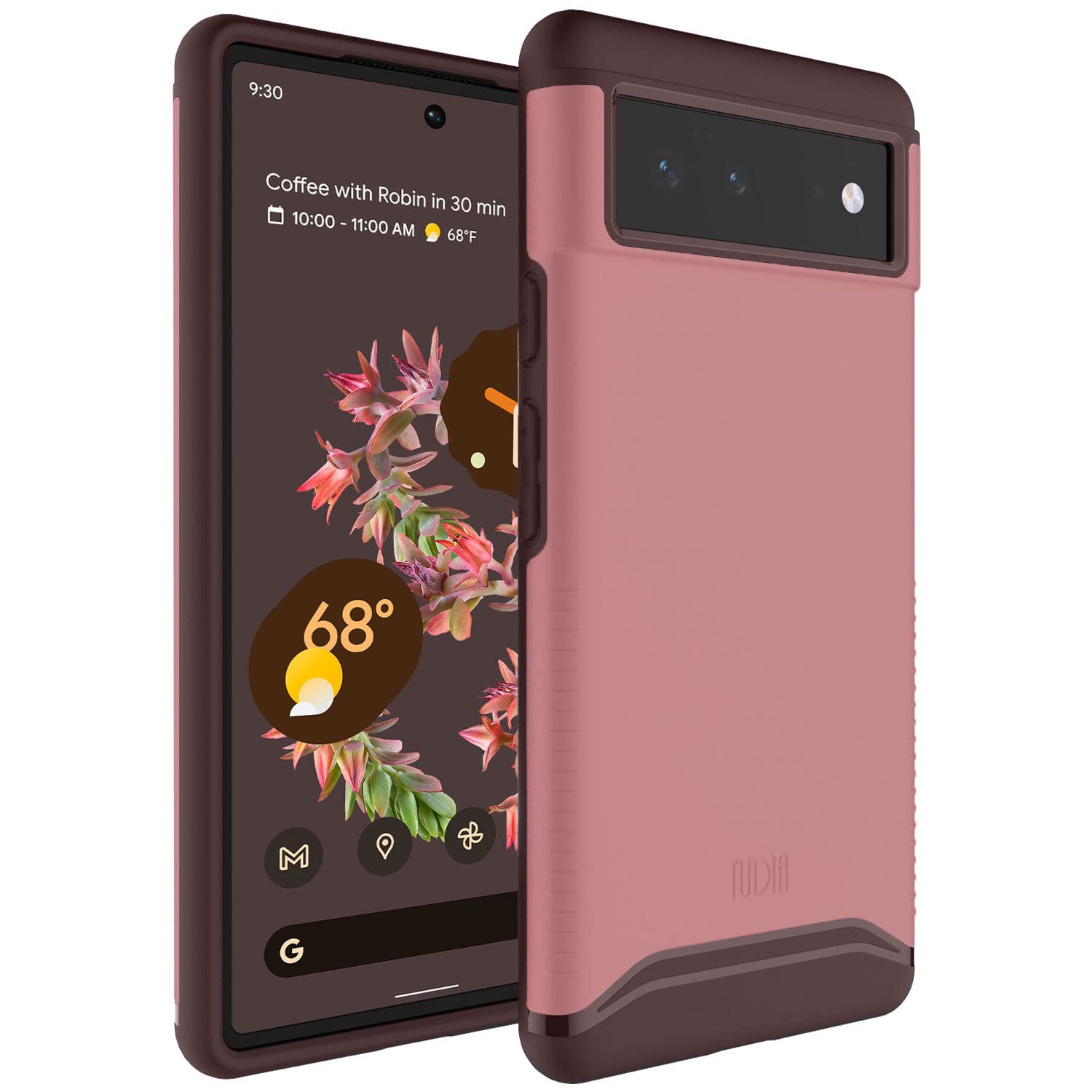 TUDIA DualShield Designed for Google Pixel 6 Case (2021), [Merge] Shockproof Mil