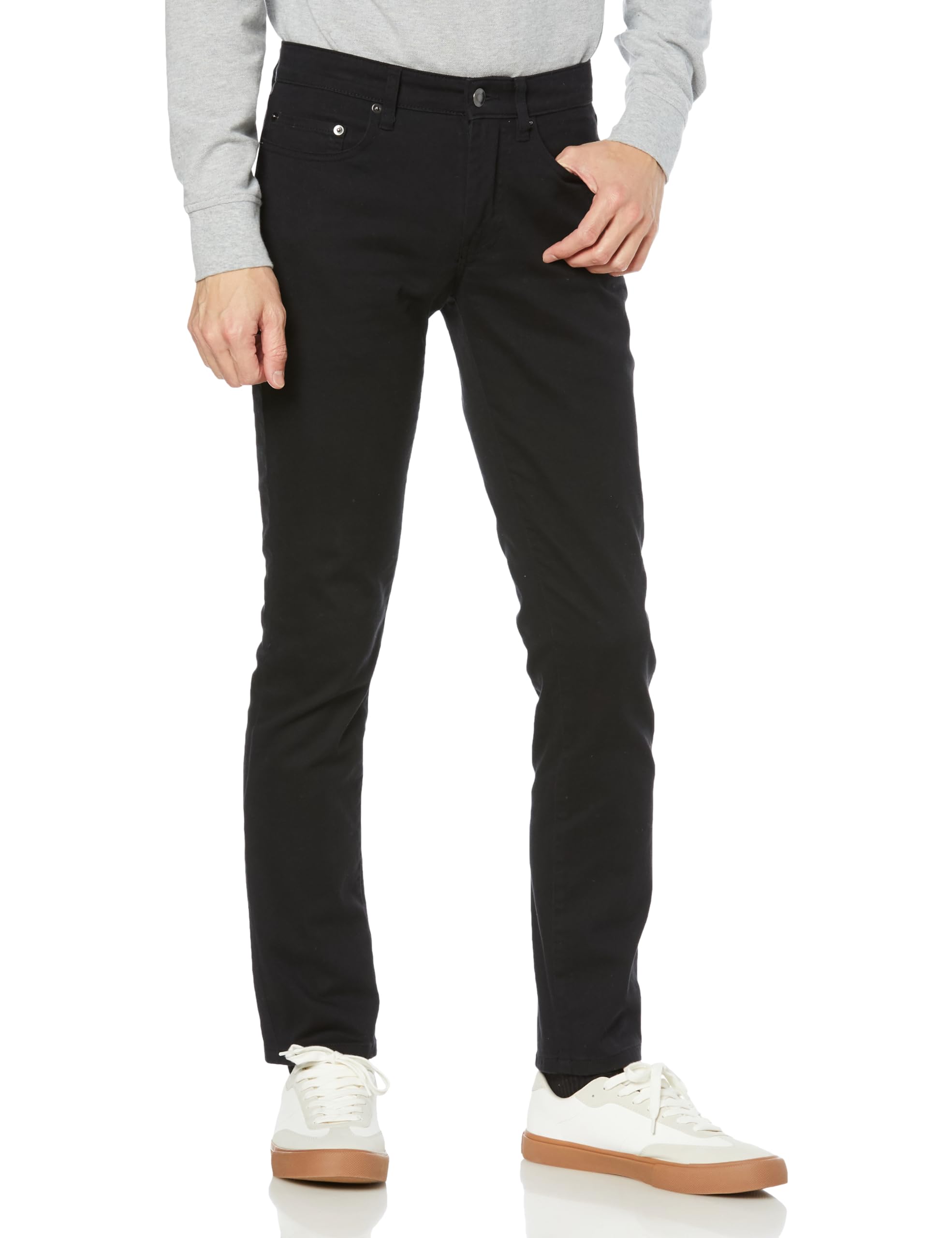 Amazon Essentials Men's Twill Pants, 5 Pockets, Slim Fit, Stretch
