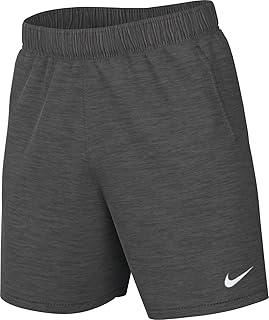 NIKE Men's M Nk Flc Park20 Kz Football Shorts, Charcoal Heathr/White/White, L EU