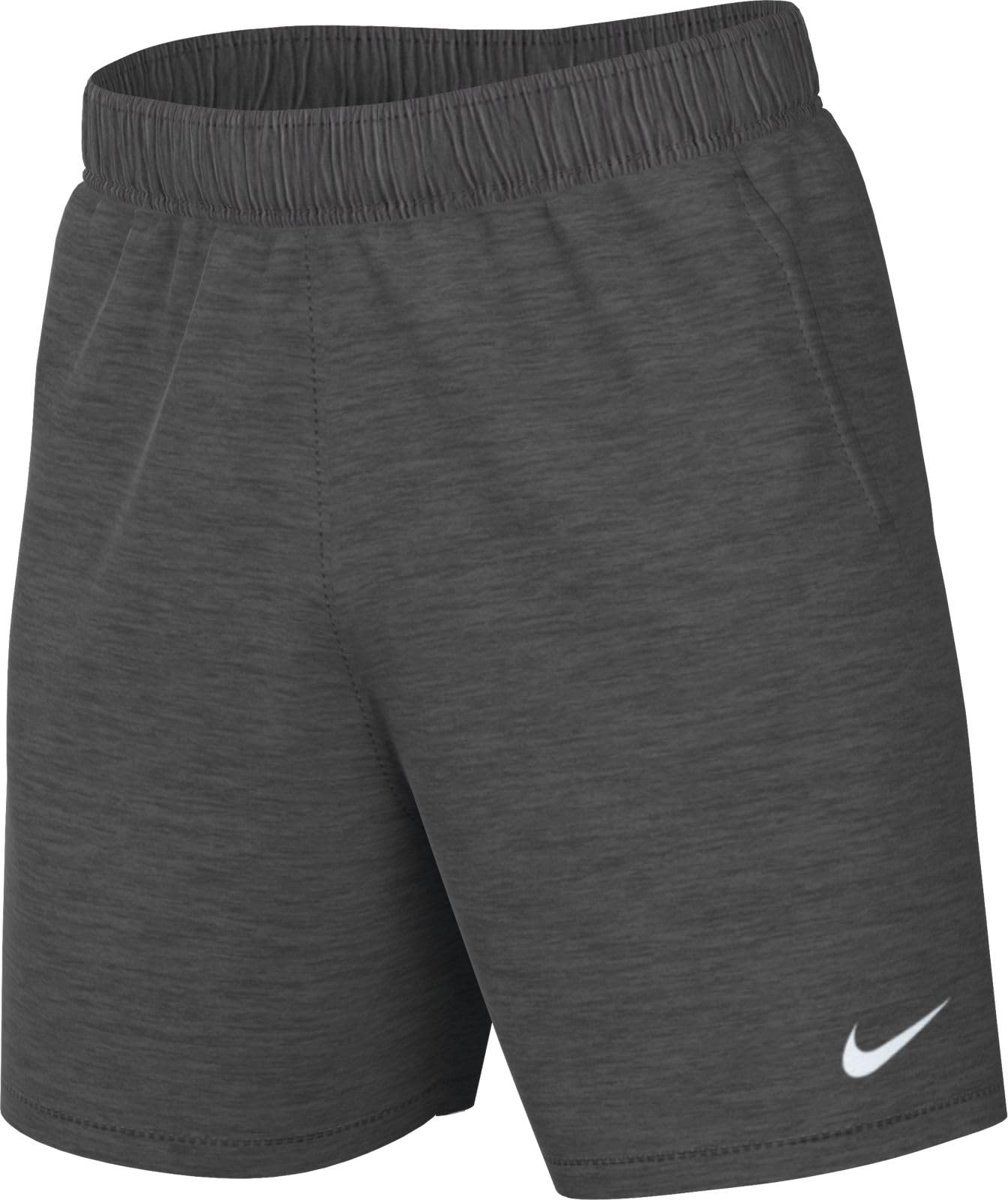 NIKE Men's M Nk Flc Park20 Kz Football Shorts, Charcoal Heathr/White/White, L EU