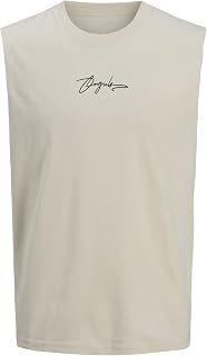 JACK & JONES Men's Jorscript Tee SL Crew Neck SMU