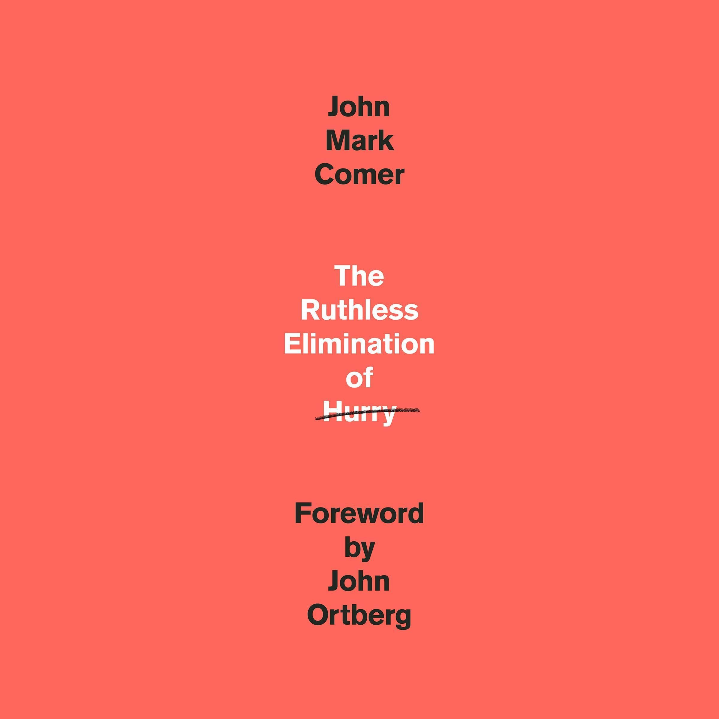 The Ruthless Elimination of Hurry: How to Stay Emotionally Healthy and Spiritual