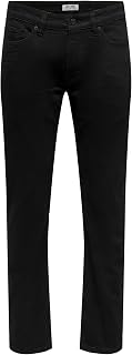 Only & Sons Male Normal Cut Jeans ONSWEFT Medium Waist Normal Cut Jeans