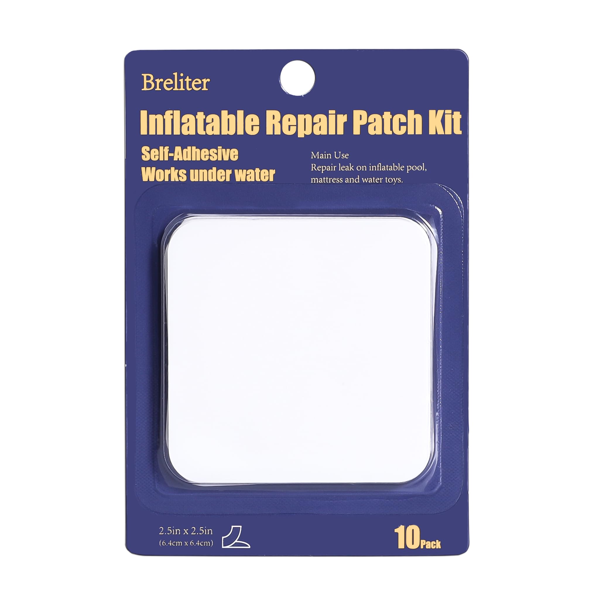 Breliter Inflatable Patch Repair Kit - Waterproof TPU Pool Repair Tape, Heavy Du