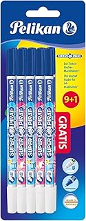 Pelikan Super Pirate Ink Eraser, Line Width B (wide) Pack of 10 | Erase and overwrite ink killer
