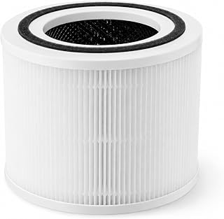 Levoit Core 300-RF Genuine Air Purifier Filter for Core 300 & Core 300S | 3-in-1 True HEPA Filtration, High-Efficiency Activated Carbon, Captures Dust, Pollen & Pet Dander