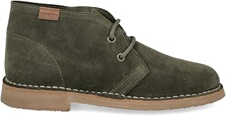 Desert Safari Boots in Leather for Men and Women. Made in Spain. Chukka Shoe in Split Leather Sport. Closure with Laces. Rubber Sole