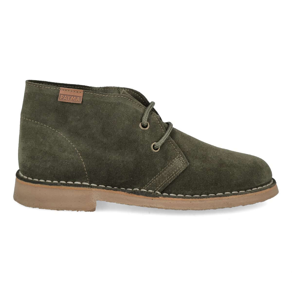 Desert Safari Boots in Leather for Men and Women. Made in Spain. Chukka Shoe in 