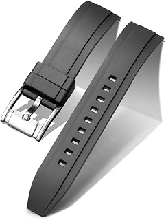 BINLUN Quick Release Silicone Watch Strap Rubber Watch Straps 18mm 19mm 20mm 21mm 22mm 24mm Sports Replacement Wristbands for Smartwatches for Men and Women with 11 Colours