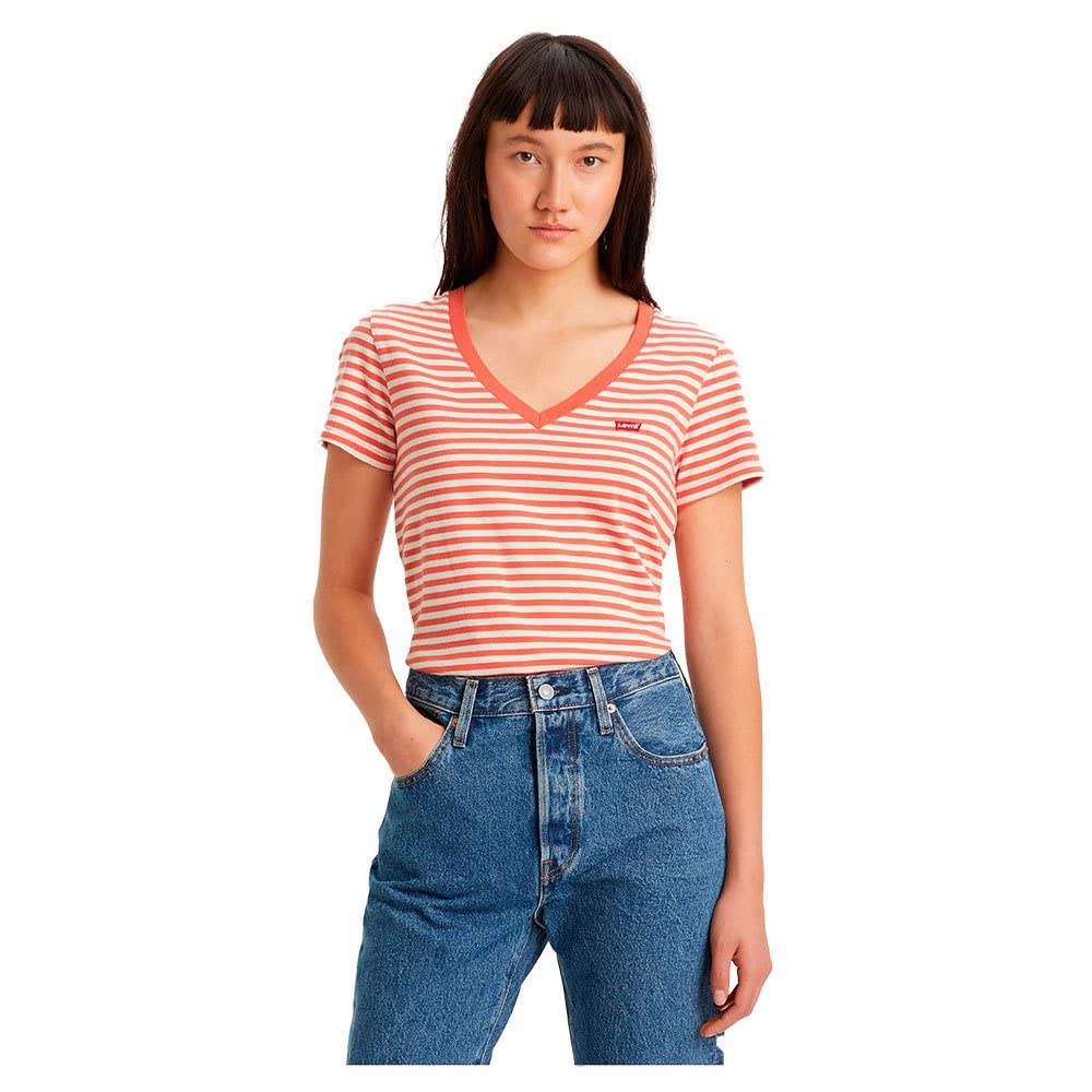 Levi'S The V-Neck Women's T-Shirt, Chesthit Logo