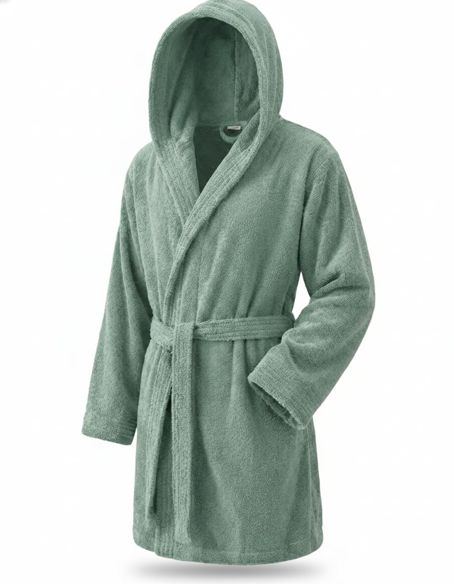 Top Towel - Élégant - Peignoir avec ou sans capuche pour femme et homme, 100% co