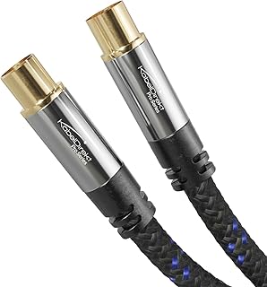 KabelDirekt 4K TV Aerial Cable - 0.5m Nylon