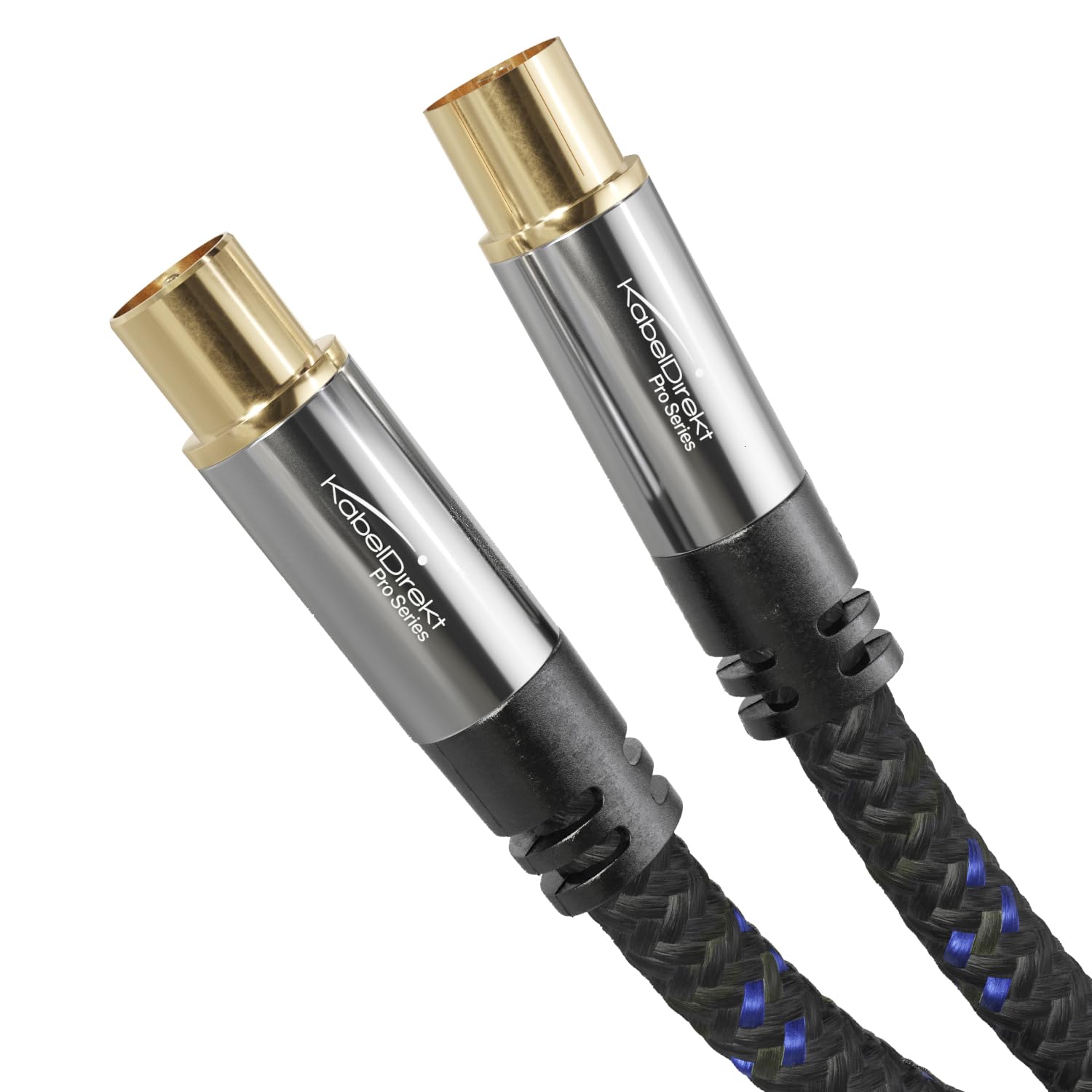 KabelDirekt 4K TV Aerial Cable - 0.5m Nylon