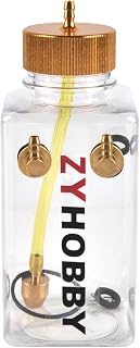 RC Gas Fuel Tank Bottle 300ML Transparent Plastic for RC Airplane