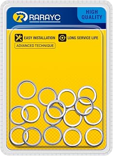 16Pcs Oil Drain Plug Gasket Crush Washer Replacement for Subaru 803916010 | Stainless steel with zinc finish. Fits Subaru models. OD 20.5mm, ID 16mm, 2.25mm thick. Corrosion resistant, easy DIY install