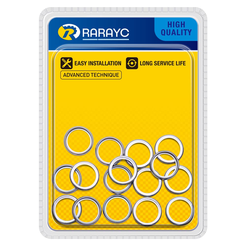 16Pcs Oil Drain Plug Gasket Crush Washer Replacement for Subaru 803916010 | Stai