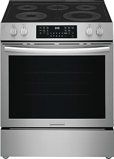 Frigidaire Electric Convection Range with Steam Cleaning & Air Fry - 5.3 Cu. Ft. Freestanding - Stainless Steel