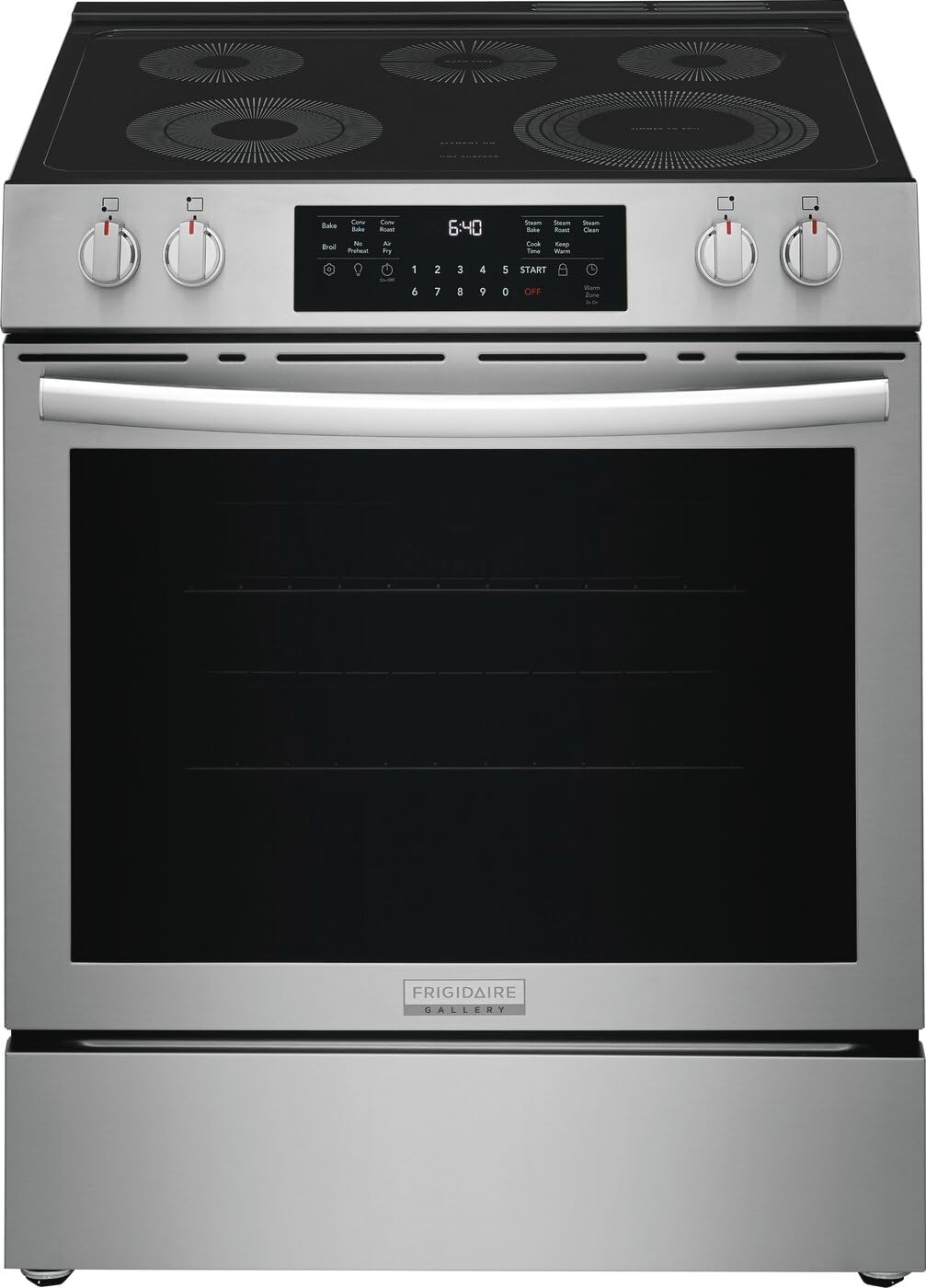Frigidaire Electric Convection Range with Steam Cleaning & Air Fry - 5.3 Cu. Ft.
