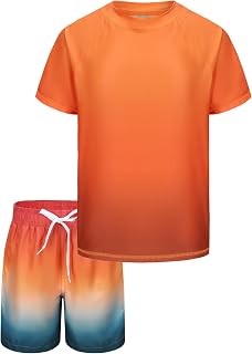 Aisyee UV Shirt Children's Swimming Trunks Boys Swimsuit Set 98 164/3-16