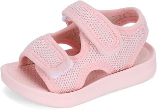 MK MATT KEELY Unisex Children's Summer Sandals Girls Boys Plain Non-Slip First Walking Shoes for Trekking Outdoor Beach EU 21-35
