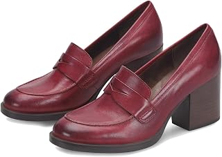 SHODENSE Women Vintage Chunky Heel Loafers Pumps Platform Round Closed Toe Oxford Shoes Burnished Patent Matte Suede Slip On Dress Loafer Block Stacked Heels Office Formal Work Business 4-11 M US