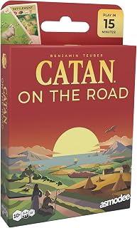 CATAN - On The Road - Strategic Travel Family Card Game | Portable Travel Strategy Game, for Ages 10+, 3-4 Players,15 Minutes Playing Time
