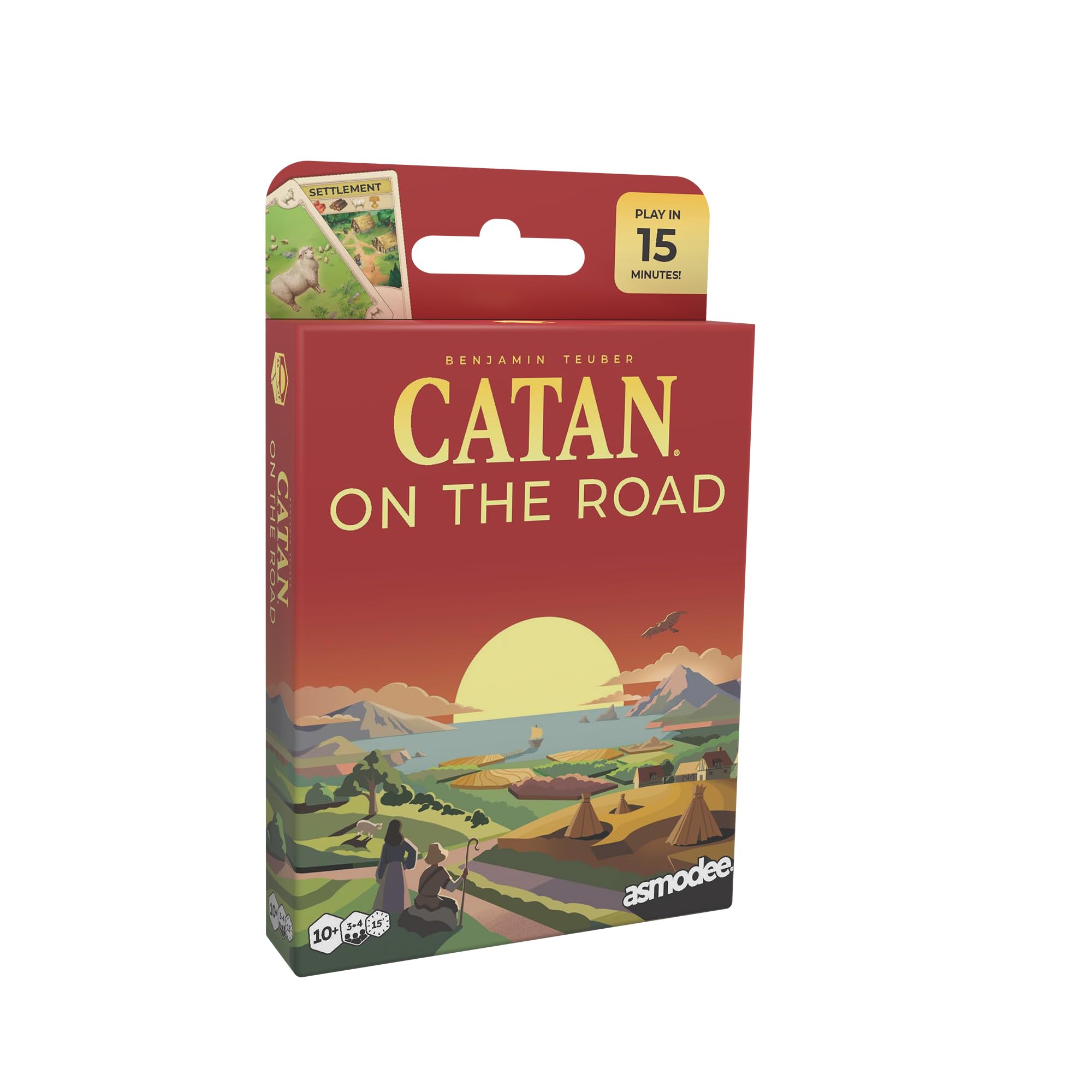CATAN - On The Road - Strategic Travel Family Card Game | Portable Travel Strate