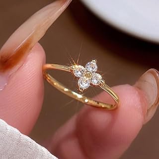 1pc 925 Silver Ring, Elegant and Fashion French Clover Ring for Daily Wear, Best Gift for Women, Fine Jewelry, Gifts for Mom, Party Favors