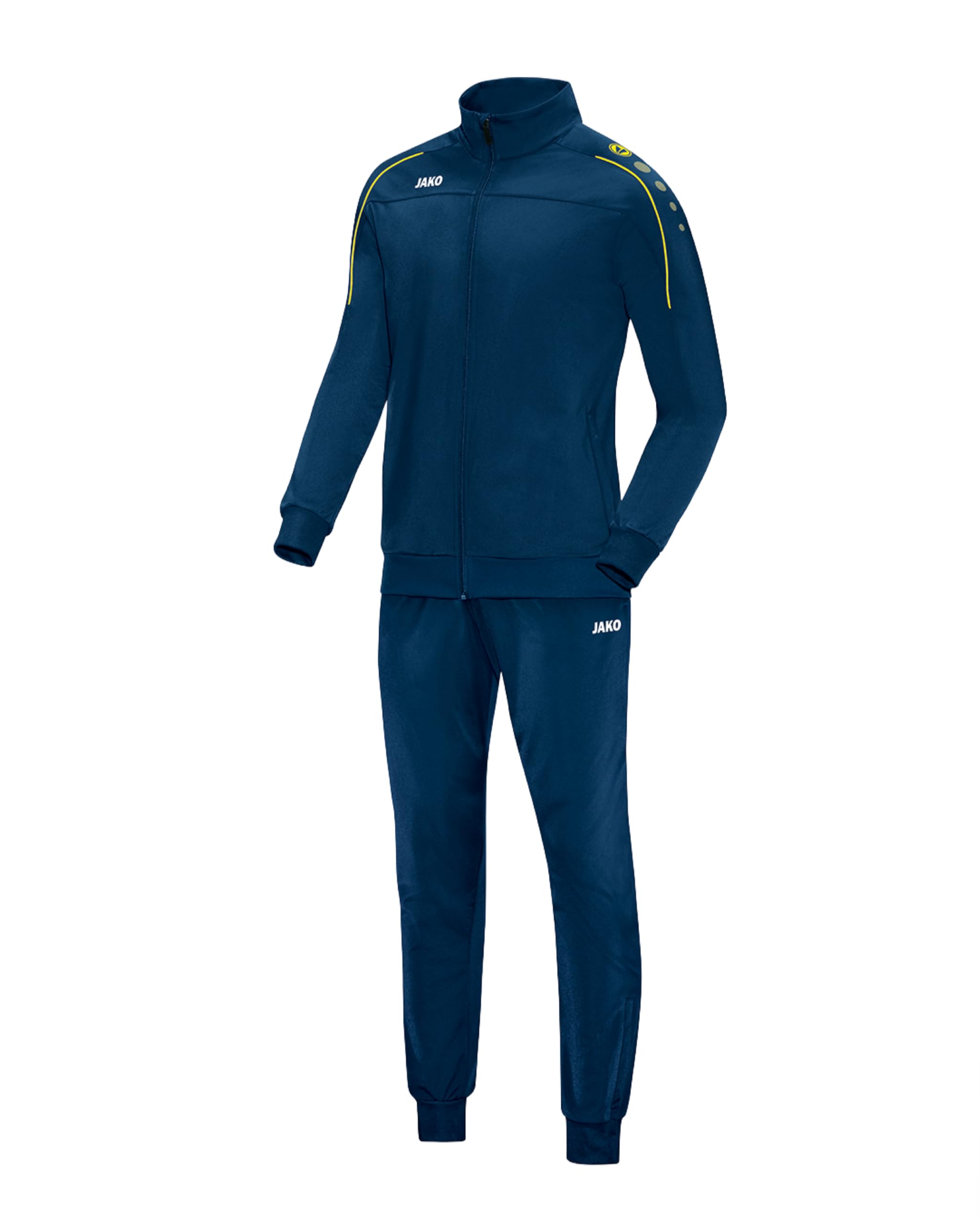 JAKO Polyester Classico Tracksuit, Modern Sports Suit, 100% Polyester, Durable a